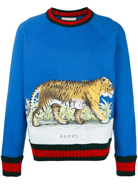 gucci tiger print sewater|gucci tiger clothing.